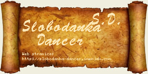 Slobodanka Dancer vizit kartica